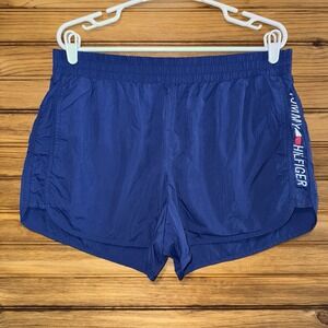 Vintage Tommy Hilfiger Shorts Mens XL Blue Hoochie Daddy Board Swim Trunks 90s